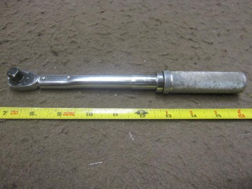 SNAP ON 3/8&#034; DR TORQUE WRENCH 150-1000 Inch Lbs QJR217C