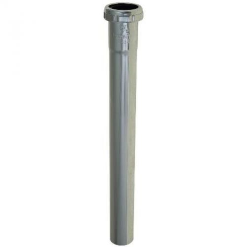 Extension tube 1-1/4 x 12&#034; brass 22ga slip joint chrome metal 162137 for sale