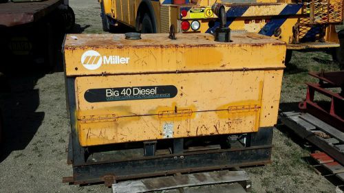 Miller Big 40 Diesel Stick Welder Generator Work ready unit
