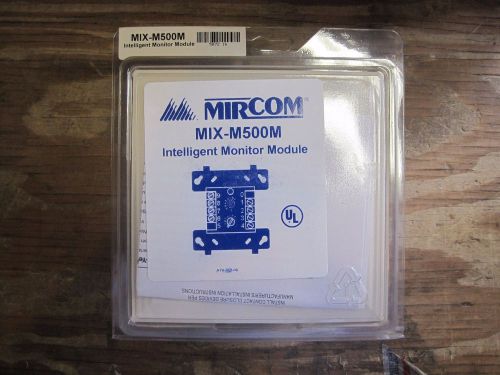 Mircom MIX-M500M Intelligent Monitor Module Fire Safety NEW JS