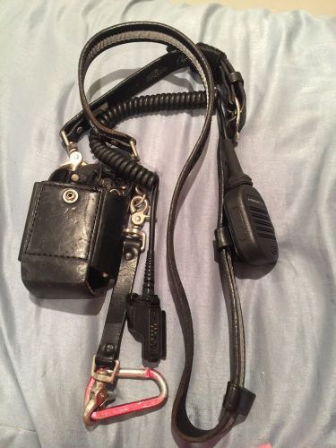 Firefighter radio strap motorola reflective for sale