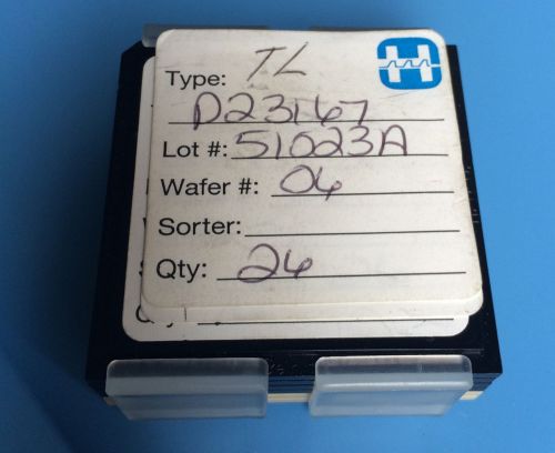 TLD23167 HARRIS SEMICONDUCTOR WAFER DIE PACKAGE D23167 26/units