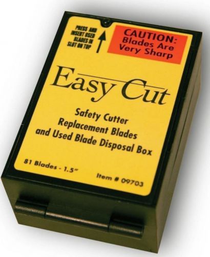 Easy Cut Safety Box Cutter Knife REPLACEMENT BLADES 81 EA/BX FREE SHIPPING