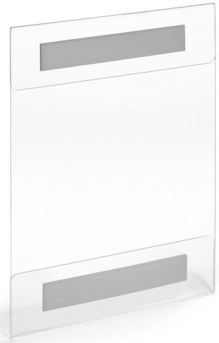 8.5 x 11 wall mount clear acrylic sign holders 3m adhesive no drilling (3 pack) for sale