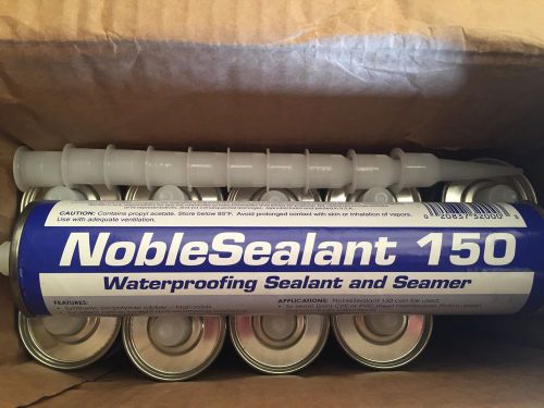 (9 qty) noblesealant 150 waterproofing sealant and seamer 10.3 fl oz each for sale
