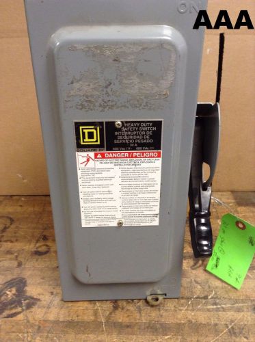 Square D HU361EI 30A Single Throw Non-Fusible Safety Switch