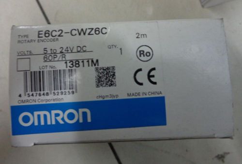 1PC OMRON  rotary encoder E6C2-CWZ6C 60P/R 5-24V DC 2m  NEW In Box