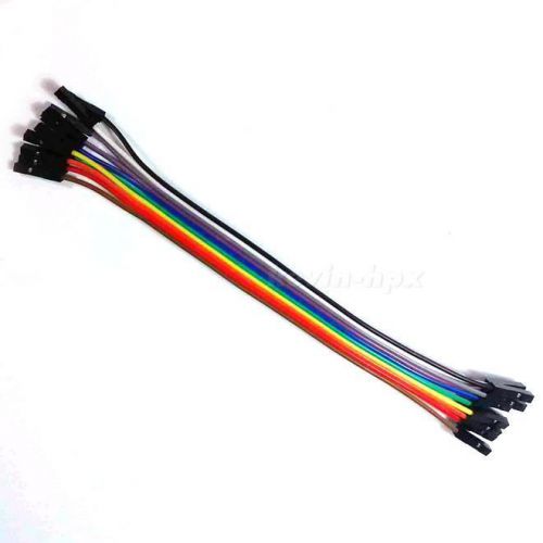 A Row 10Pin Dupont Wire Cable 2.54mm 20cm 1P-1P Female to female fr Arduino EVHS