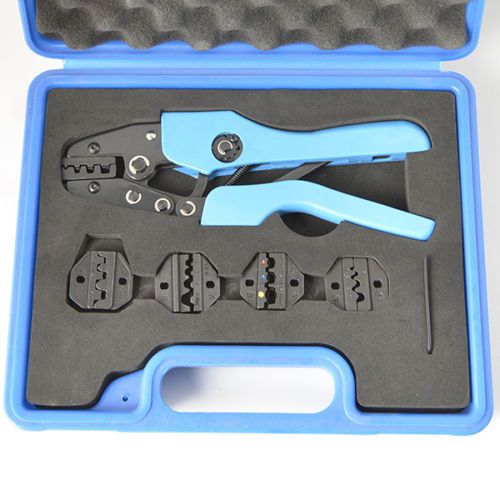 T03c-5d crimping coaxial cable tool kits  with 5 changeable die sets for sale
