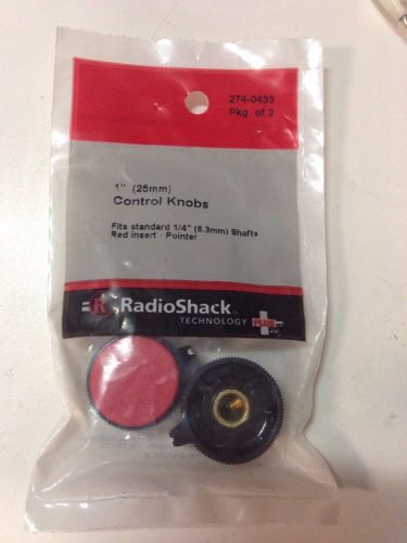 1&#034; (25mm) Control Knobs #274-0433 By RadioShack