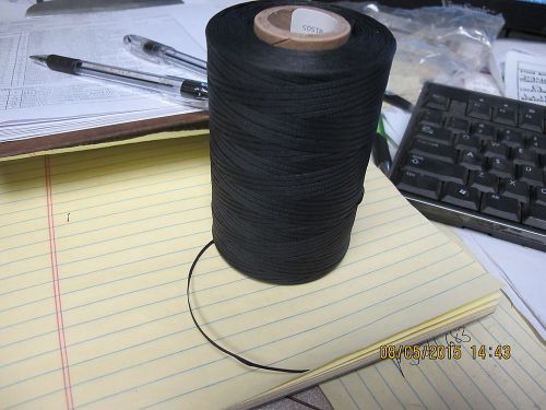 500 yards black lacing tape 50# test fire retardant tying twine string cordage for sale