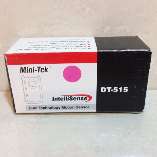 Mini-Tek IntelliSense Dual Technology Motion Sensor DT-515