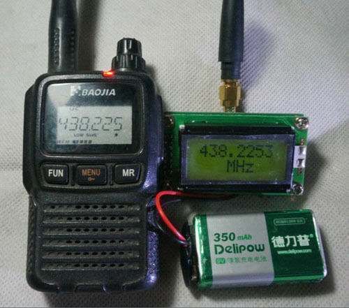 High Precision Frequency Counter with Antenna for Ham Radio Hobbist