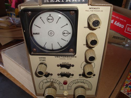 Vintage Heathkit Model ID-101 Vectorscope w/test probes