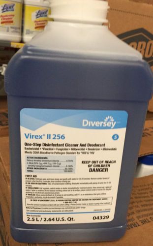 DIVERSEY 04329 Disinfectant/Deodorant Cleaner, 2.5L