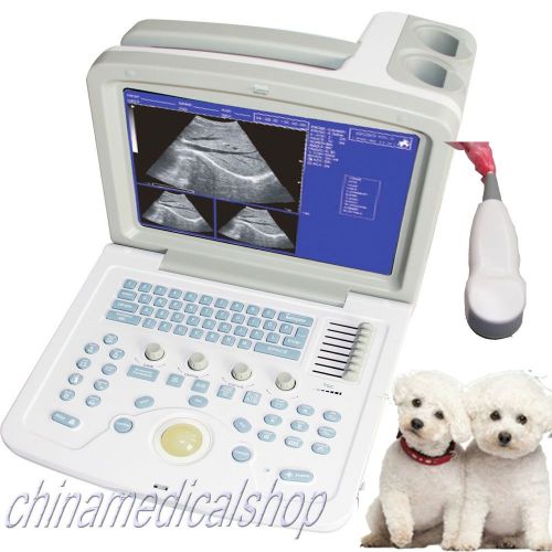 Vet veterinary portable ultrasound scanner system with micro convex probe lcd for sale
