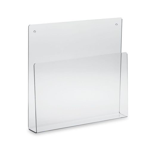 Source One Large Deluxe Clear Acrylic File Chart Holder Wall Mount FREE SHIPPING