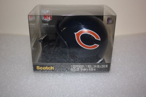 Scotch Chicago Bears NFL Helmet Tape Dispenser  - C32HELMETCHI