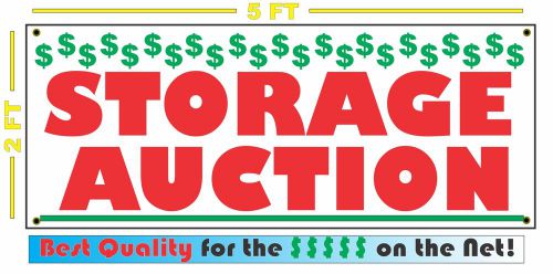 STORAGE AUCTION All Weather Banner Sign 4 Self Store Facility Boat &amp; RV