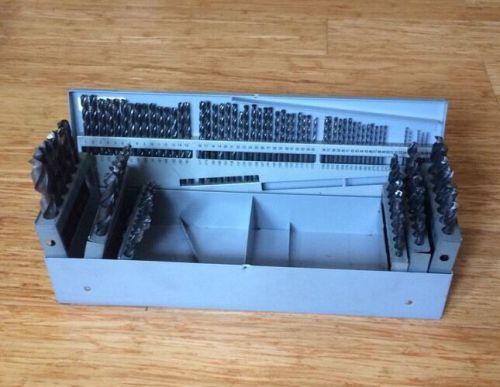 End Mill Lot of 105 Bits HS 1/2&#034; plus more Flute End Mill Drill Bit