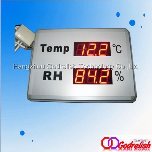Industrial led temperature(temp) and humidity(rh) dispaly environment monitor for sale