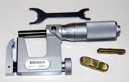 Mitutoyo 0-1&#034; x .0001&#034; (grad.) series 117 &#034;uni-mike&#034; micrometer-inter. anvil for sale