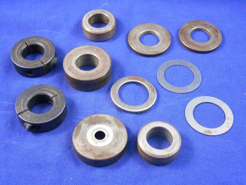 LOT of Spacers, Shims, Bushings, and Collars for Shaper Cutters (Various Sizes)