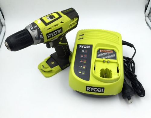 USED Ryobi P208B 18V one+ Li-Ion 1/2&#034; Cordless Drill include the charger