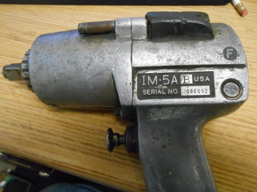 Snap-On IM5B IM 5B Air pneumatic Impact Wrench Gun 1/2&#034; Drive Snap on Tools used