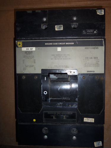 Square d mhl 3 pole 600 amp 600v mhl36600 circuit breaker grey label for sale