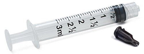 Cml supply dispensing syringes 3cc / 3ml pack of 10 with tip caps 911-003 for sale