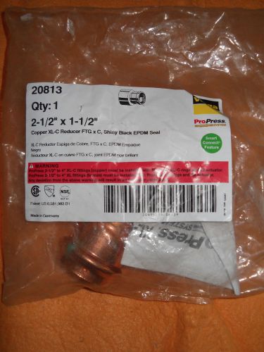 20813 Reducer, 2 1/2 x 1 1/2 In, Copper, 200 PSI FREE SHIPPING
