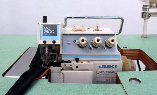 JUKI MO-2504N Overlock Serger 1-Needle 3-Thread Industrial Sewing Machine 220V