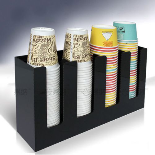 Dixie Paper Cup Holder Dispenser Organizer Rack Stand Coffee Shop Home Party
