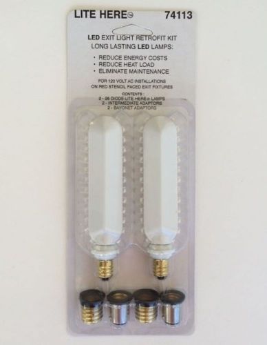 Red LED Exit Light Retrofit Kit (Buy 4 the 5th is 20% off!) READ DETAILS!