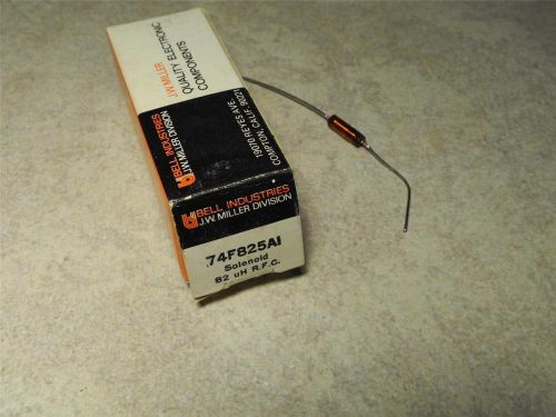 J.W. Miller 74F825A1 NOS COIL Single Layer Color Coded R.F. Choke