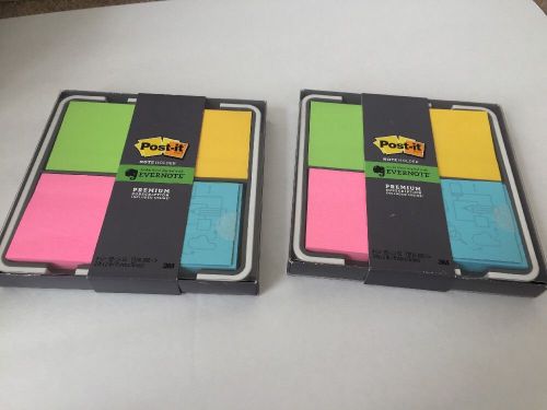 Post-it Note Holder, Evernote Collection, Quad (NH-654-EV4) 3x3, (Set Of Two)