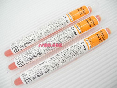 9 IRF-10SPN Ink Cartridges for Pilot Petit Sign Fude Fountain Pen,Apricot Orange