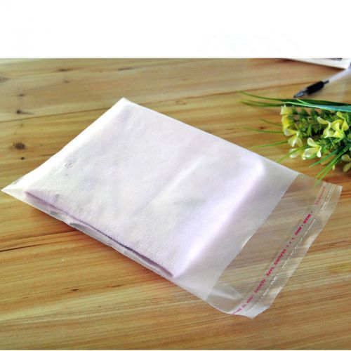 Matte Clear Self Adhesive Seal Jewelry Plastic Bags Frosted Pouch For Accessory