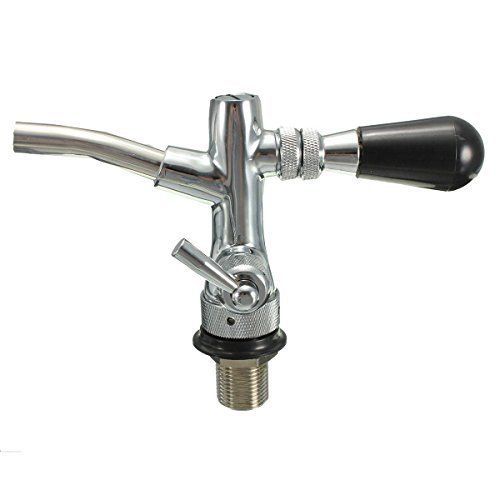 KINGSO Stainless Steel Beer Faucet with Shank for Keg Tap