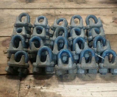 Crosby Cable Clamps lot of (20) 3/4&#034;
