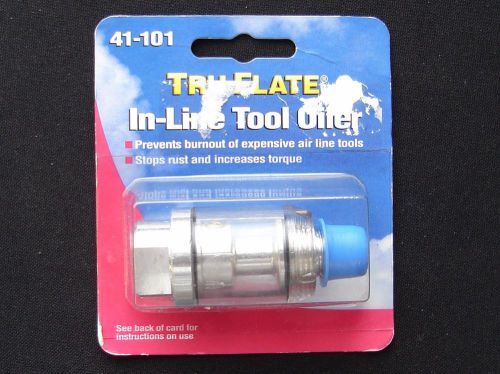 True-Flate In-Line Tool Oiler #41-101 for pneumatic (air) tools w/1/4&#034; air lines
