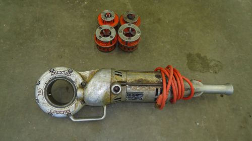 Ridgid Pipe Threader Model 700 with 4 dyes