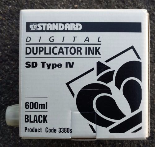 Standard Black Digital Duplicator Ink SD Type IV 3380 600ml