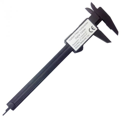 150mm 6inch lcd digital electronic carbon fiber vernier caliper gauge micrometer for sale
