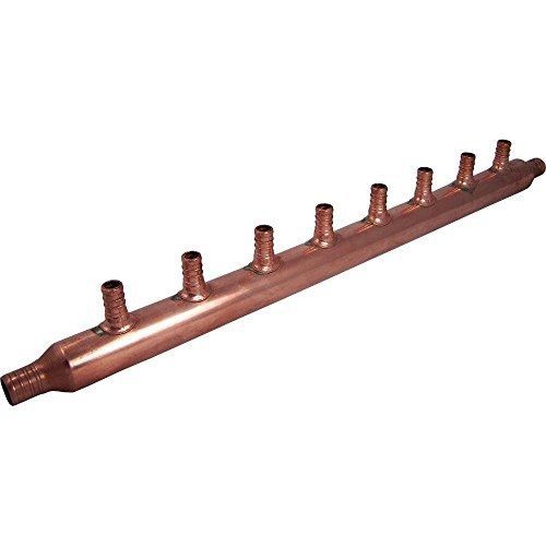 Sharkbite 22790 8-port open copper pex manifolds, 1-inch trunk, 3/4-inch, for sale