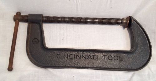 CINCINNATI Hargrave 540-10 10&#034; Heavy Duty C-Clamp Circle H Barely Used~Excellent