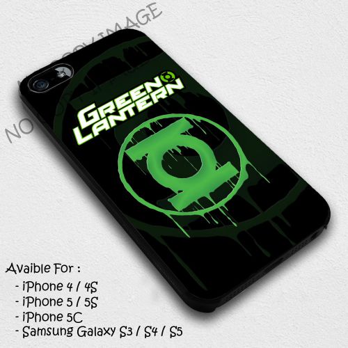 Green Lantern Superhero DC comics Logo Iphone Case 5/5S 6/6S Samsung galaxy Case