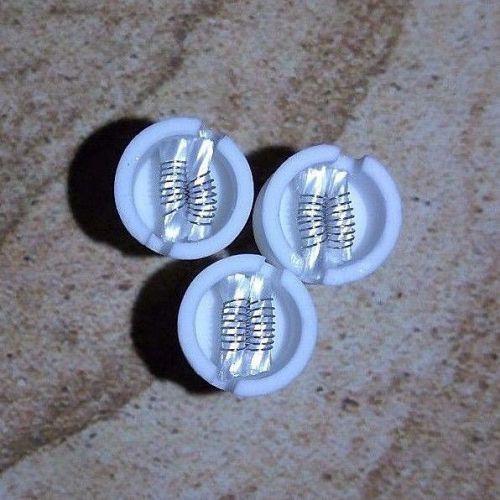 3 Pack Dual Coil Replacement Heads Fits Globe Type Wax Burners - Ships From USA!