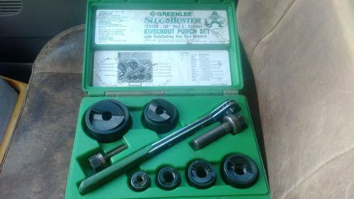 Greenlee 7238SB Slug Buster Knockout Punch Kit 1/2&#034;-2&#034; Ratcheting Wrench